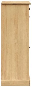 VIGO tömör fenyőfa cipőszekrény 60x35x96 cm