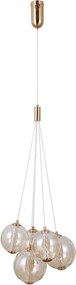 Italux glamour modern függeszték butero arany itxpnd-34359-5hbramb