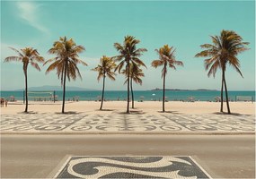 Dekoratív fotótapéta Hálószoba Pálmafák strand 312x219 Ragasztó