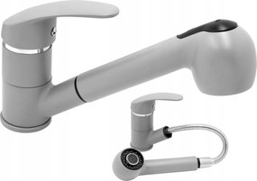 Hand Szürke Konyhai Csaptelep Kihúzható Kifolyócsővel