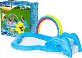 Felfújható négyszögletes medence Bestway 257 x 145 cm Játszótér