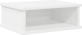 vidaXL Éjjeli asztal Fehér 40 x 31 x 15 cm Faanyag