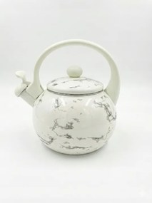 Prémium márvány vízforraló 2,2L indukciós és gázsíppal fehér