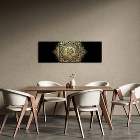 Kép - Mandala gazdagság (órával) (90x30 cm)