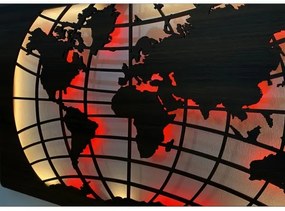 Li-Go 4709/DUB2 - LED RGBW fali dekorációs lámpa LED/24W/230V 125x74 cm tölgy + távirányító