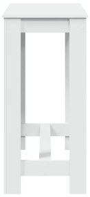 fehér szerelt fa bárasztal 102 x 50 x 103,5 cm