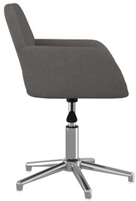Sötétszürke szövet forgó irodaszék