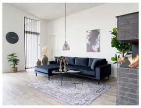 Fekete kerek dohányzóasztal ø 70 cm Venezia - House Nordic
