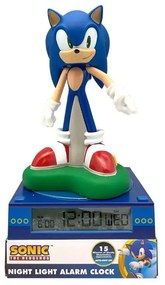 Sonic a sündisznó 3D éjszakai lámpa és ébresztőóra