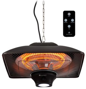 Heat Square, infravörös hősugárzó, 1000 / 2000 W, szén fűtőtest, IP34, LED