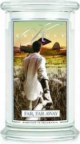 Far Far Away Kringle Candle nagy illatgyertya (624g) 2 kanóccal