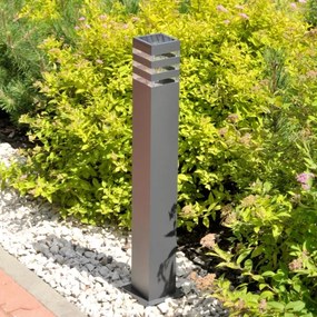 Kültéri lámpa TEKSAS 1xE27/12W/230V IP44 74 cm antracit