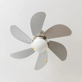 ZEVENTI - FAMARA mennyezeti ventilátor 1xE14/60W/230V szürke