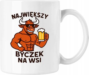 Bögre A legnagyobb bika vidéken Fehér 330ml