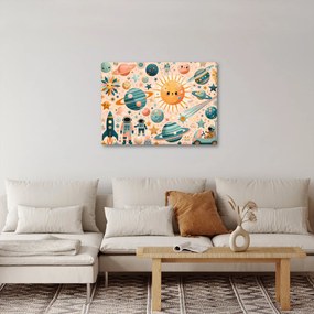 Kép - Darabok az űrből (70x50 cm)