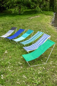 Összecsukható tengerparti napozóágy SAND, zöld