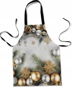 Konyhai Kötény Karácsonyi Ajándék Kötény Karácsonyi Gömbök Minták 167