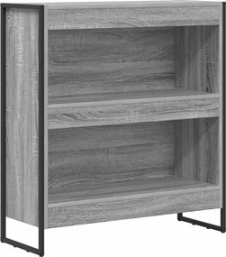 vidaXL Könyvespolc Szürke Sonoma 80 x 30 x 155 cm Faanyag
