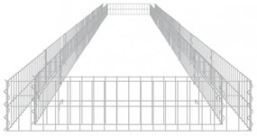 horganyzott acél gabion magaságyás 800 x 100 x 20 cm
