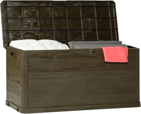 WOODYS Kerti műanyag láda 280 L barna