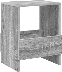 vidaXL Magazin állvány Szürke Sonoma 35 x 30 x 45 cm