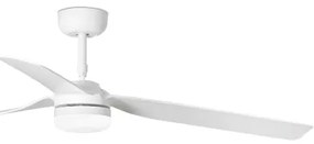 FARO 33814WT-20 - LED Dimmelhető mennyezeti ventilátor PUNT M LED/18W/230V fehér átm. 132 cm WT + távirányító
