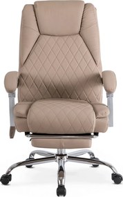 GIORGIO forgó masszázsfotel, bézs