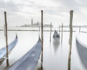 Poszter 50x40cm Gondolák a lagúnában, Assaf Frank