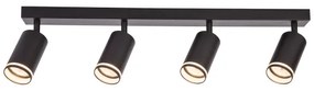PIPE spotlámpa 4xGU10/10W/230V fekete
