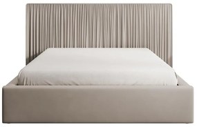 Franciaágy 160 cm Thala 160 (ágyráccsal) (tárolóhellyel) (bézs szürke + fekete). Akció -15%. 1099730