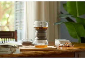 Világosbarna üveg teáskanna szűrővel 500 ml – Lékué