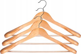 Akasztók Fa Ruhaakasztók Fa Szekrényruházat Szett 3 db-os