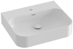 Ravak XJX01155006 - Pultlapra szerelhető CERAMIC SLIM mosdó 55x45 cm kerámia/fehér