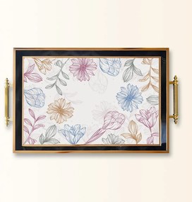 Üveg tálca, 38×24 cm – TPA9791