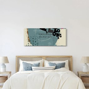 Kép - Repülő léggömb szivárvánnyal (120x50 cm)