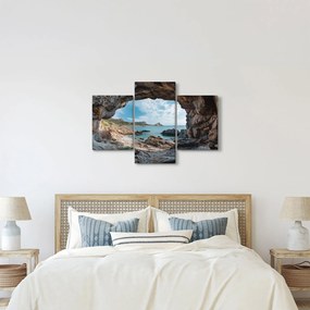 Kép - Barlang a tenger mellett (90x60 cm)