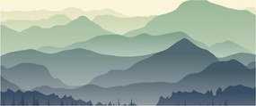 Kép - Forest Mountain (120x50 cm)