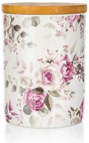 Banquet Kerámia doza fedéllel Rose 10,3 x 14 cm