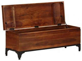 tömör akácfa tárolóláda 110 x 35 x 41 cm