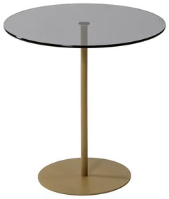 Kisasztal CHILL 50x50 cm arany/fekete