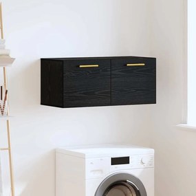 Fali Szekrény Musta tammi 80 x 36.5 x 35 cm Faanyag