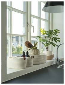 Fürdőszobai textil tárolókosár szett 3 db-os 35x25x13 cm Jarana – House Nordic