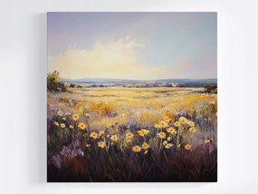 Poszter Tájkép Rét Mezei Virágok Mező Tájkép Nyár 40x40