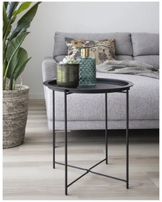Fém kerek tárolóasztal ø 47 cm Bastia – House Nordic