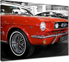 Vászonkép 50x40 Piros Mustang
