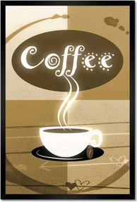 Poszterek keretben 40x60 Kávés látomás