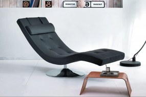 RICREAZIONE design fotel/heverő - fekete
