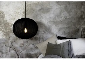 Markslöjd 108791 - Csillár zsinóron FORENCE 1xE27/40W/230V átm. 50 cm fekete