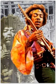 Poszterek 80x120 Jimi Hendrix