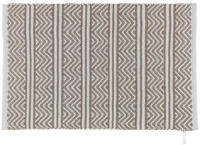 Bézs textil fürdőszobai kilépő 50x80 cm Shaki – Wenko